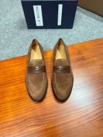 J.M.WESTON Brown calfskin Leather Shoes-J.M.WESTON Man Business Leather Shoes
